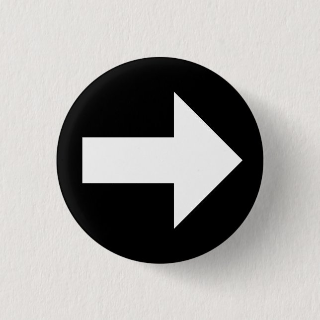 Badge Rond 2,50 Cm Bouton de flèche d'allié (1,25 po.) (Devant)