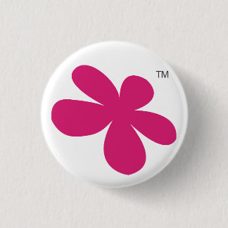 Badge Rond 2,50 Cm Bouton de fleur de Sazbean