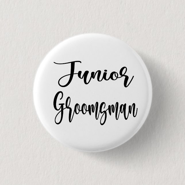 Badge Rond 2,50 Cm Bouton de garçon d'honneur junior (Devant)