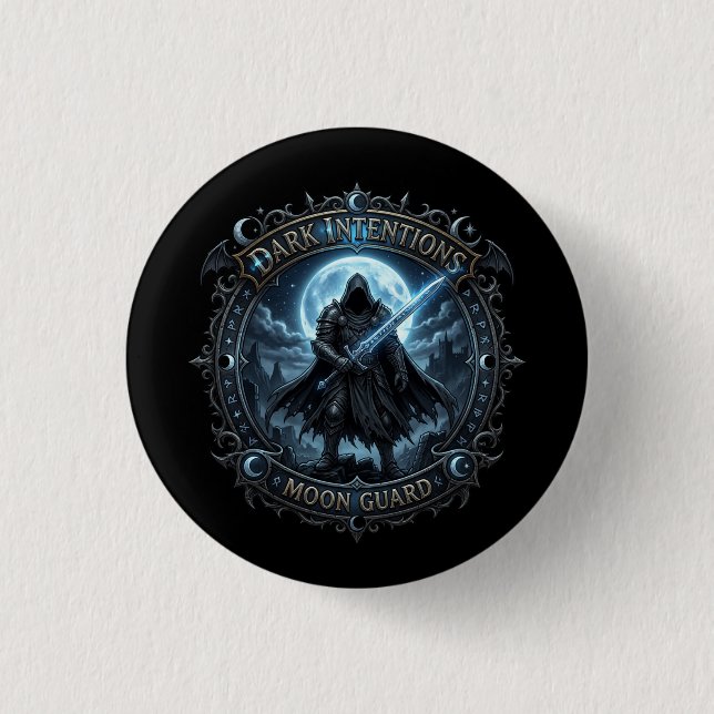 Badge Rond 2,50 Cm Bouton de guilde Dark Intentions 2026 (Devant)