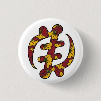 Badge Rond 2,50 Cm Bouton de Gye Nyame