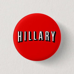 Badge Rond 2,50 Cm Bouton de Hillary : Clinton pour le président 201