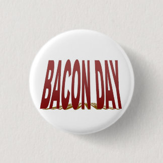Badge Rond 2,50 Cm Bouton de jour de lard