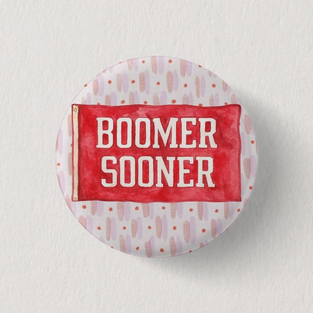Badge Rond 2,50 Cm Bouton de journée de match de l'OSU (Devant)