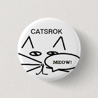 Badge Rond 2,50 Cm Bouton de Kitty