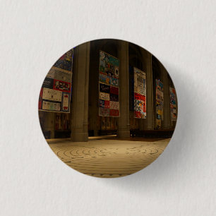 Badge Rond 2,50 Cm Bouton de la cathédrale #6-1 Pinback de grâce de