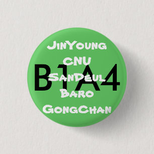 Badge Rond 2,50 Cm Bouton de la fan B1A4