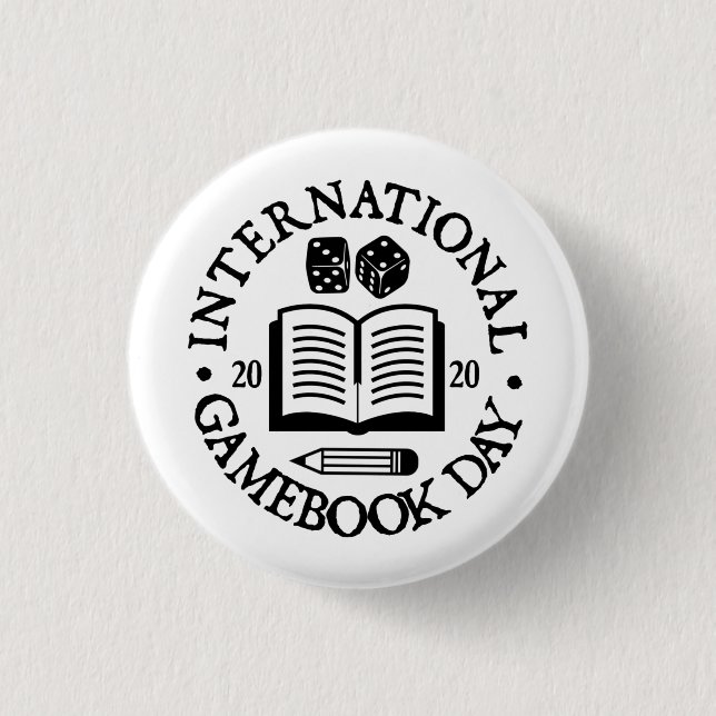 Badge Rond 2,50 Cm Bouton de la Journée internationale du livre de je (Devant)