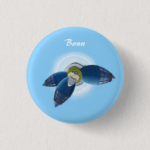 Badge Rond 2,50 Cm Bouton de la planète Bonn