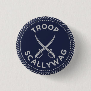 Badge Rond 2,50 Cm Bouton de la proue de la troupe IGGPPCamp 2022 Ble