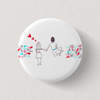 Badge Rond 2,50 Cm Bouton de la ruelle de l'amant