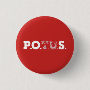 Badge Rond 2,50 Cm Bouton de l'Alerte rouge du ploutocrate de PPOS