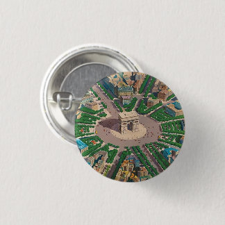 Badge Rond 2,50 Cm Bouton de l'Arc de Triomphe