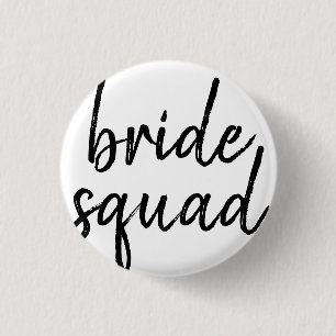 Badge Rond 2,50 Cm Bouton de l'équipe de mariée