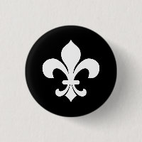 Bouton de l'héraldique Fleur-Di-Lis