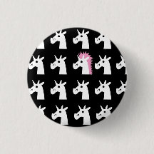 Bouton de licorne de coiffure