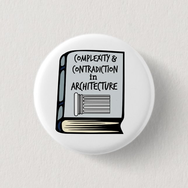 Badge Rond 2,50 Cm Bouton de livre de complexité et de contradiction (Devant)