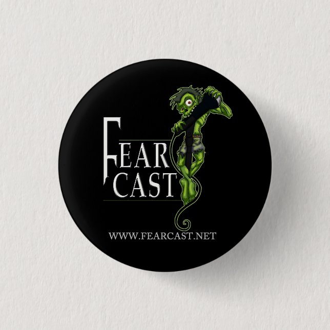 Badge Rond 2,50 Cm Bouton de logo de FearCast (Devant)