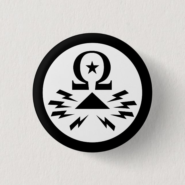 Badge Rond 2,50 Cm Bouton de logo de Telecomix (Devant)