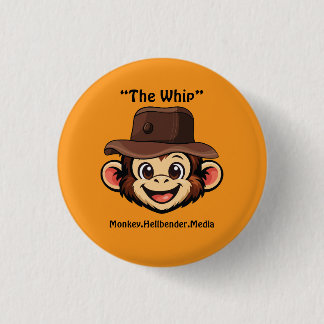 Badge Rond 2,50 Cm Bouton de Macaque Khaki - Le Fouet