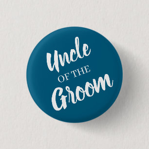 Badge Rond 2,50 Cm Bouton de mariage oncle du marié