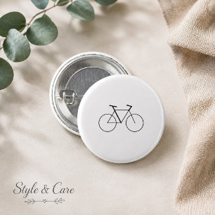 Badge Rond 2,50 Cm Bouton de marque de bicyclette minimal pour les am