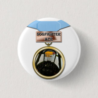 Badge Rond 2,50 Cm Bouton de médaille d'as de Dogfighter