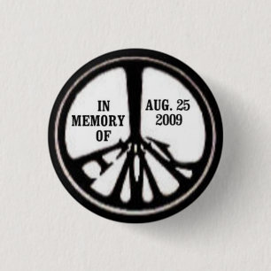 Badge Rond 2,50 Cm Bouton de mémorial de paix d'EMK