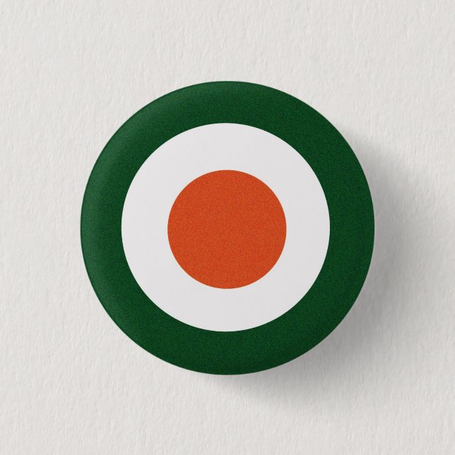 Badge Rond 2,50 Cm Bouton de Mods d'Irlandais (Devant)