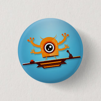 Badge Rond 2,50 Cm Bouton de monstre de Cutie