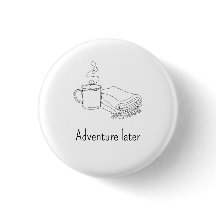 Bouton de mug de camp personnalisé en ligne art