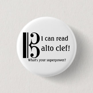 Badge Rond 2,50 Cm Bouton de musique