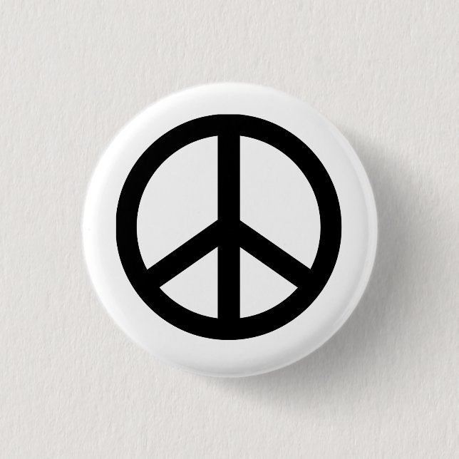 Badge Rond 2,50 Cm Bouton de paix (Devant)