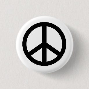 Badge Rond 2,50 Cm Bouton de paix