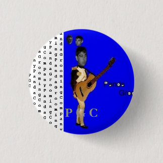 Badge Rond 2,50 Cm Bouton de Panda Grooming Company