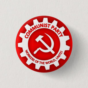 Badge Rond 2,50 Cm Bouton de parti communiste
