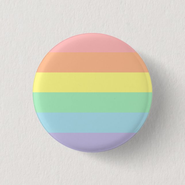 Badge Rond 2,50 Cm Bouton de pastel de fierté de LGBT (Devant)