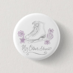Badge Rond 2,50 Cm Bouton de patinage artistique
