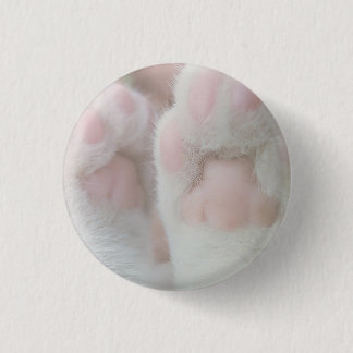 Badge Rond 2,50 Cm bouton de pattes de minou