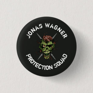Badge Rond 2,50 Cm bouton de peloton de protection de wagner de Jonas