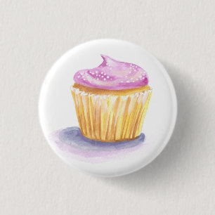 Badge Rond 2,50 Cm Bouton de petit gâteau