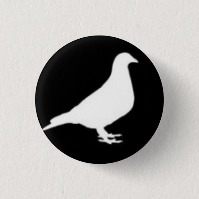 Badge Rond 2,50 Cm Bouton de pigeon (Devant)
