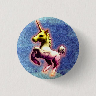 Badge Rond 2,50 Cm Bouton de Pin de revers de licorne (miroitement de