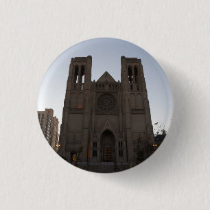 Badge Rond 2,50 Cm Bouton de Pinback de cathédrale de grâce de San