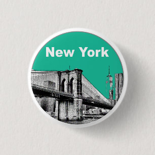 Badge Rond 2,50 Cm Bouton de Pinback de poster vintage de voyage de