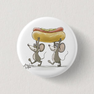 Badge Rond 2,50 Cm Bouton de pique-nique de Mic & Mac
