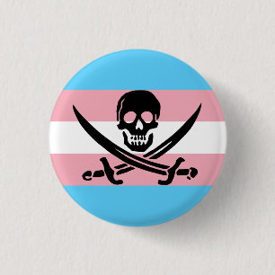 Badge Rond 2,50 Cm Bouton de pirate de transport