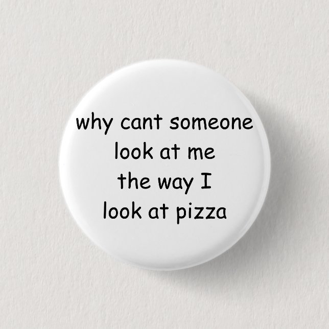 Badge Rond 2,50 Cm Bouton de pizza (Devant)