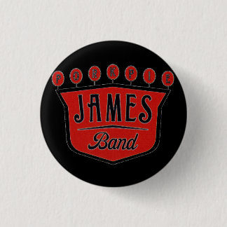 Badge Rond 2,50 Cm Bouton de Porkpie James
