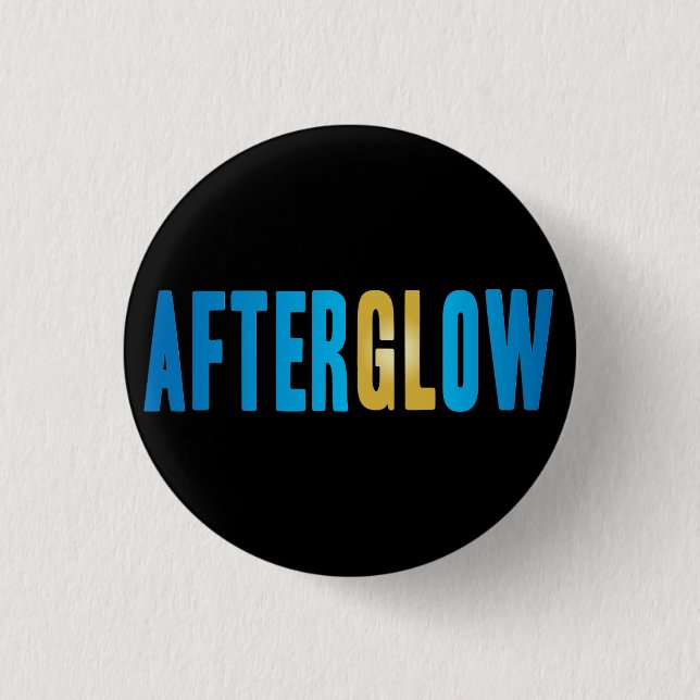 Badge Rond 2,50 Cm Bouton de postluminescence (aucun texte) (Devant)